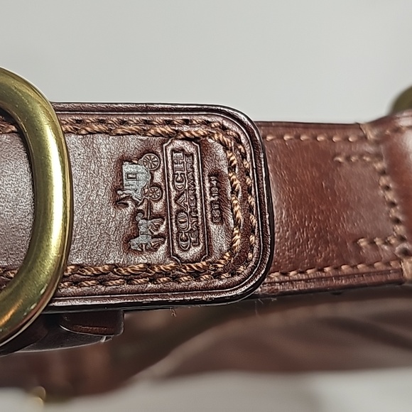 Coach - Vintage Bleeker Tattersall Vachetta Leather Hobo Bag - Picture 2 of 13